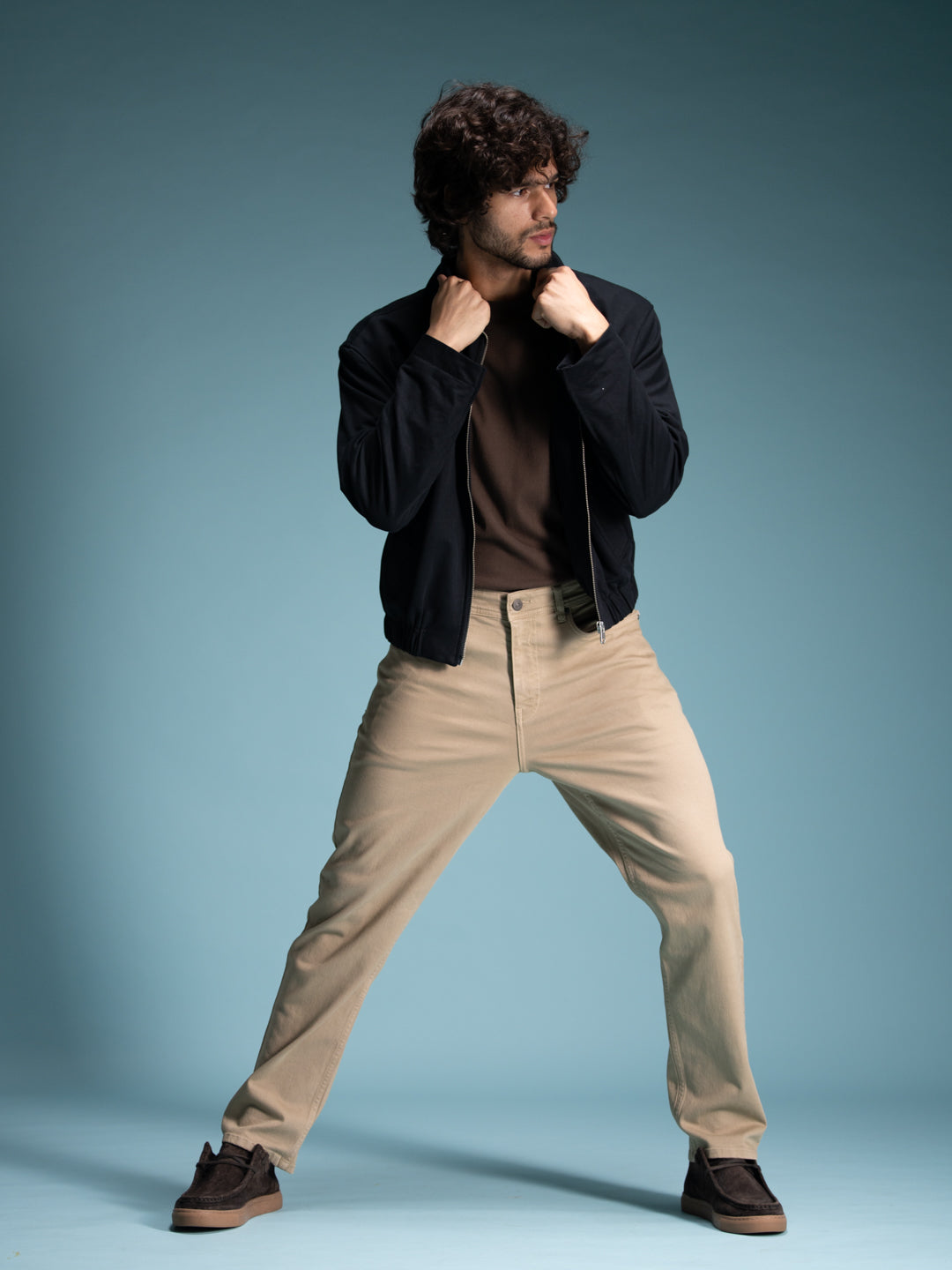 Fossil Beige Relaxed Fit Jeans