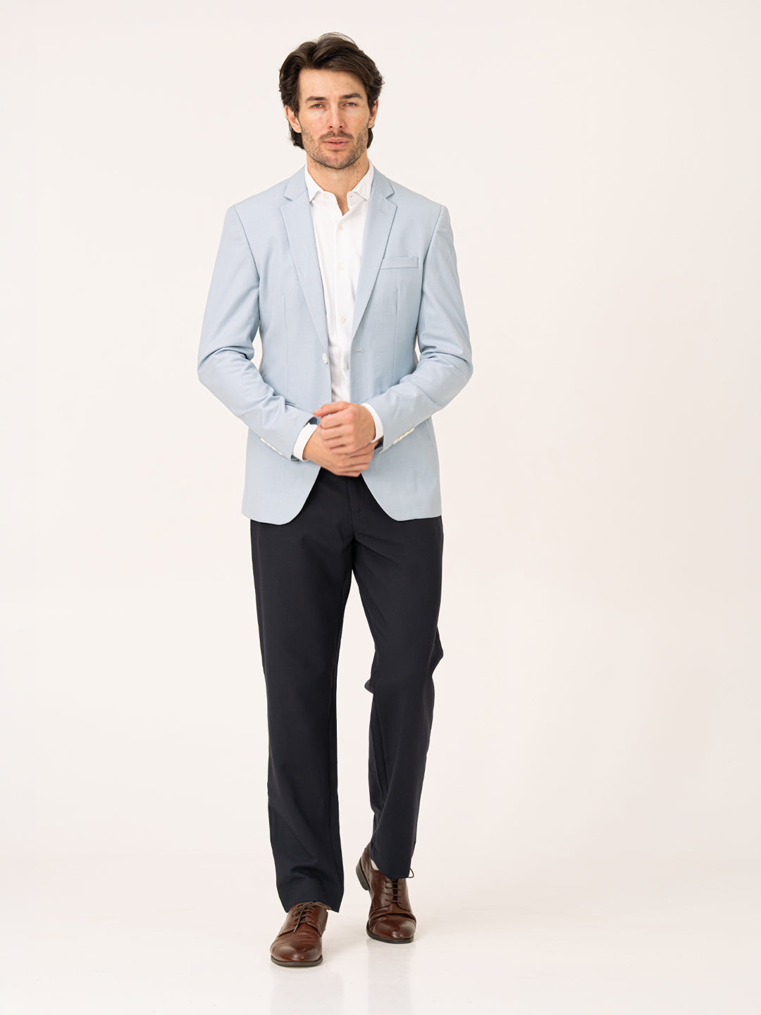 Executive Navy Pro.Stretch Formal Trousers