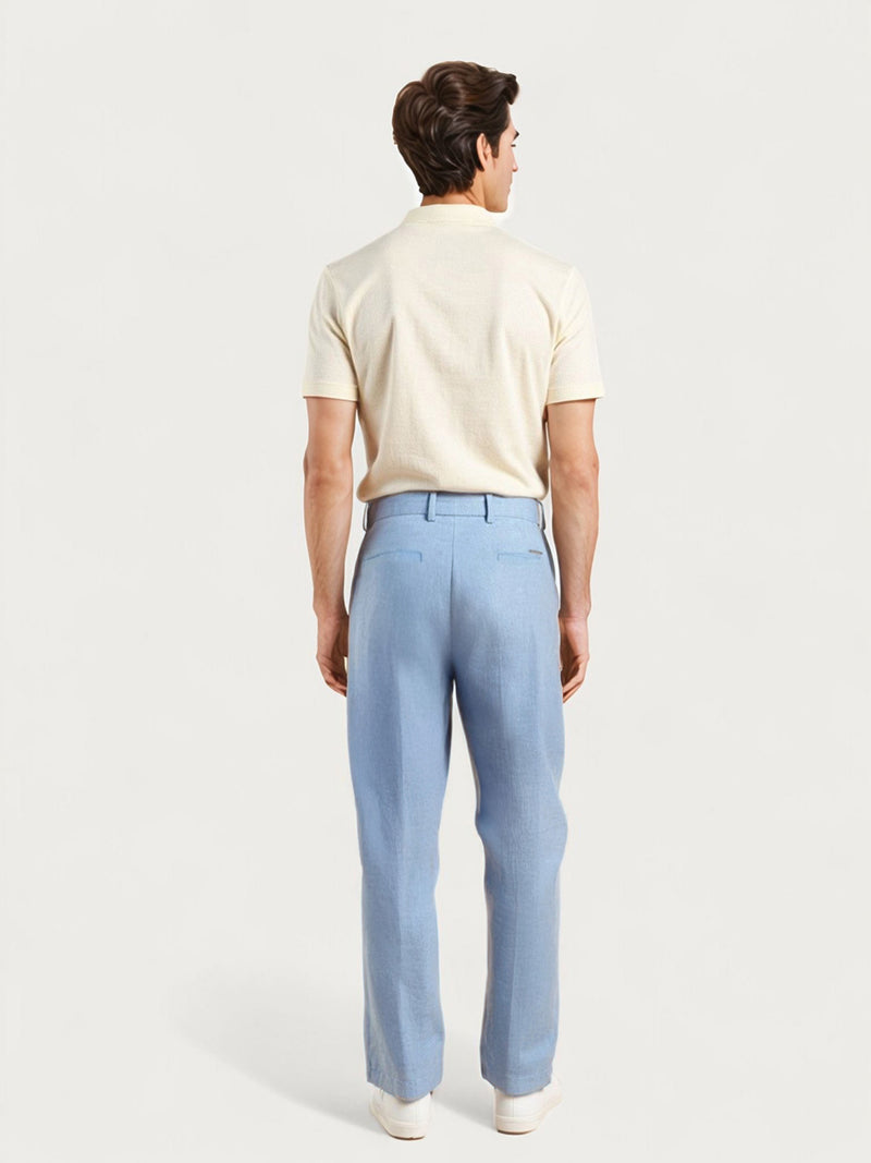 Breatheloop Blue Linen Sorona Pants