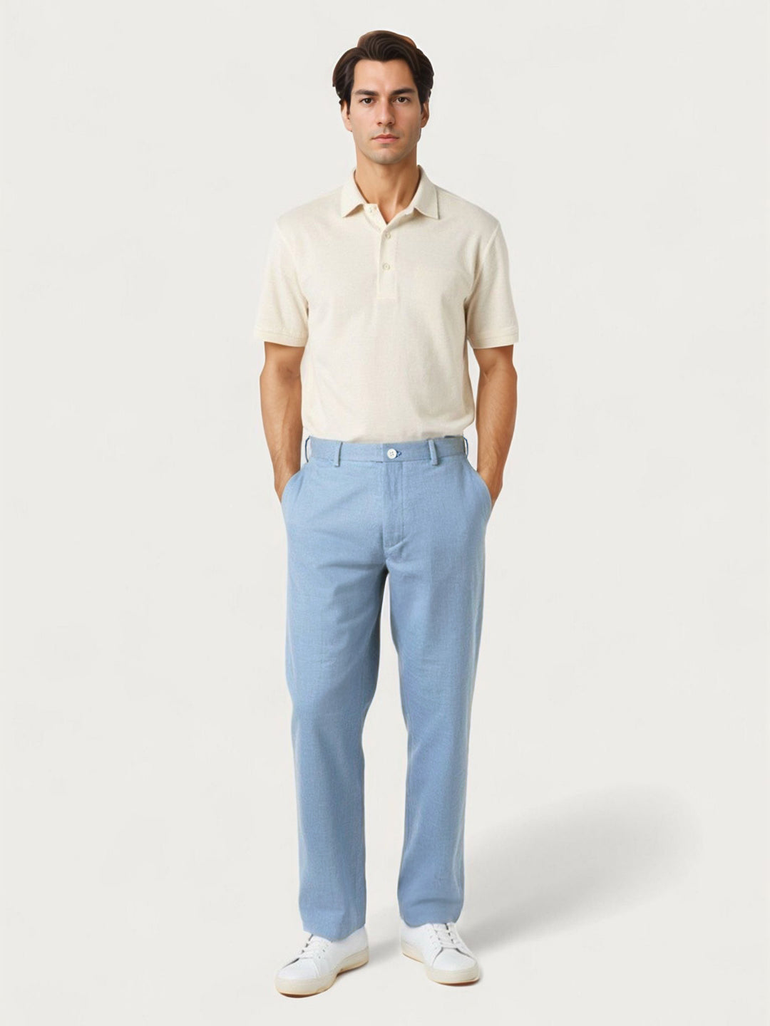 Breatheloop Blue Linen Sorona Pants