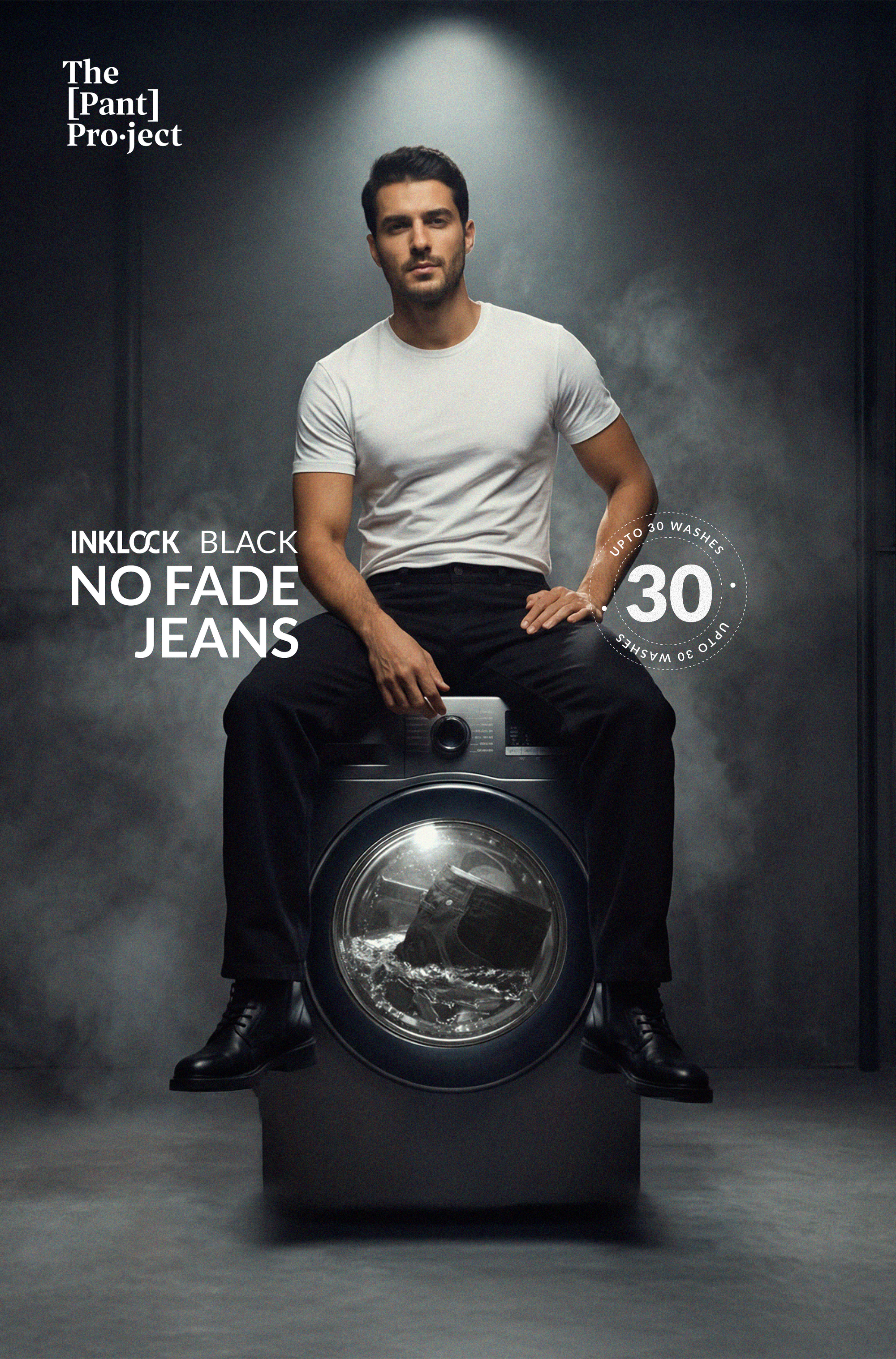 Inklock Black No Fade Jeans - Relaxed Fit