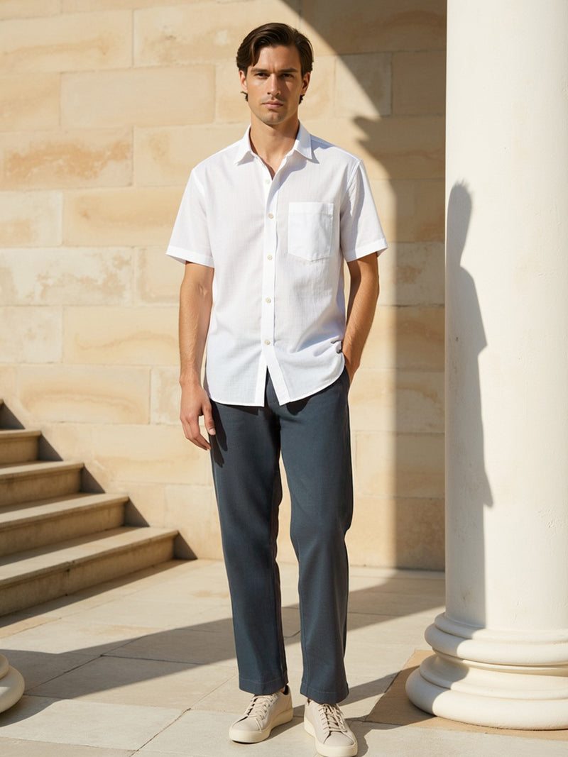 Plantide Green Linen Sorona Pants
