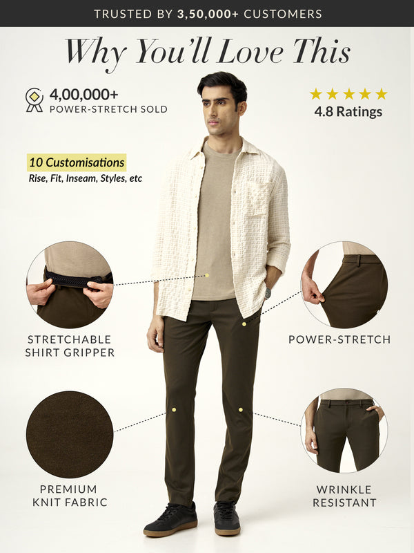 Martini Olive Power-Stretch Pants
