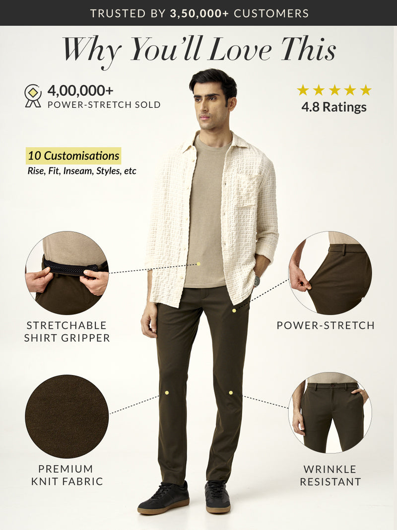 Martini Olive Power-Stretch Pants