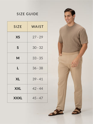 Nomad Beige Cotton Sweatpants