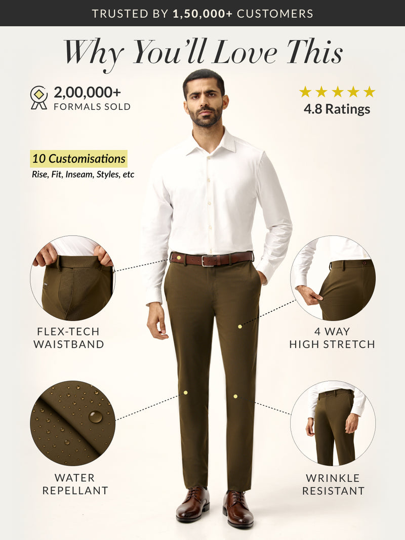 Olive All Weather Stretch Pants
