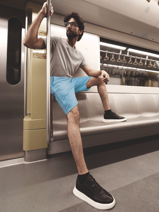 Poolside Blue Relaxed Fit Sweatshorts