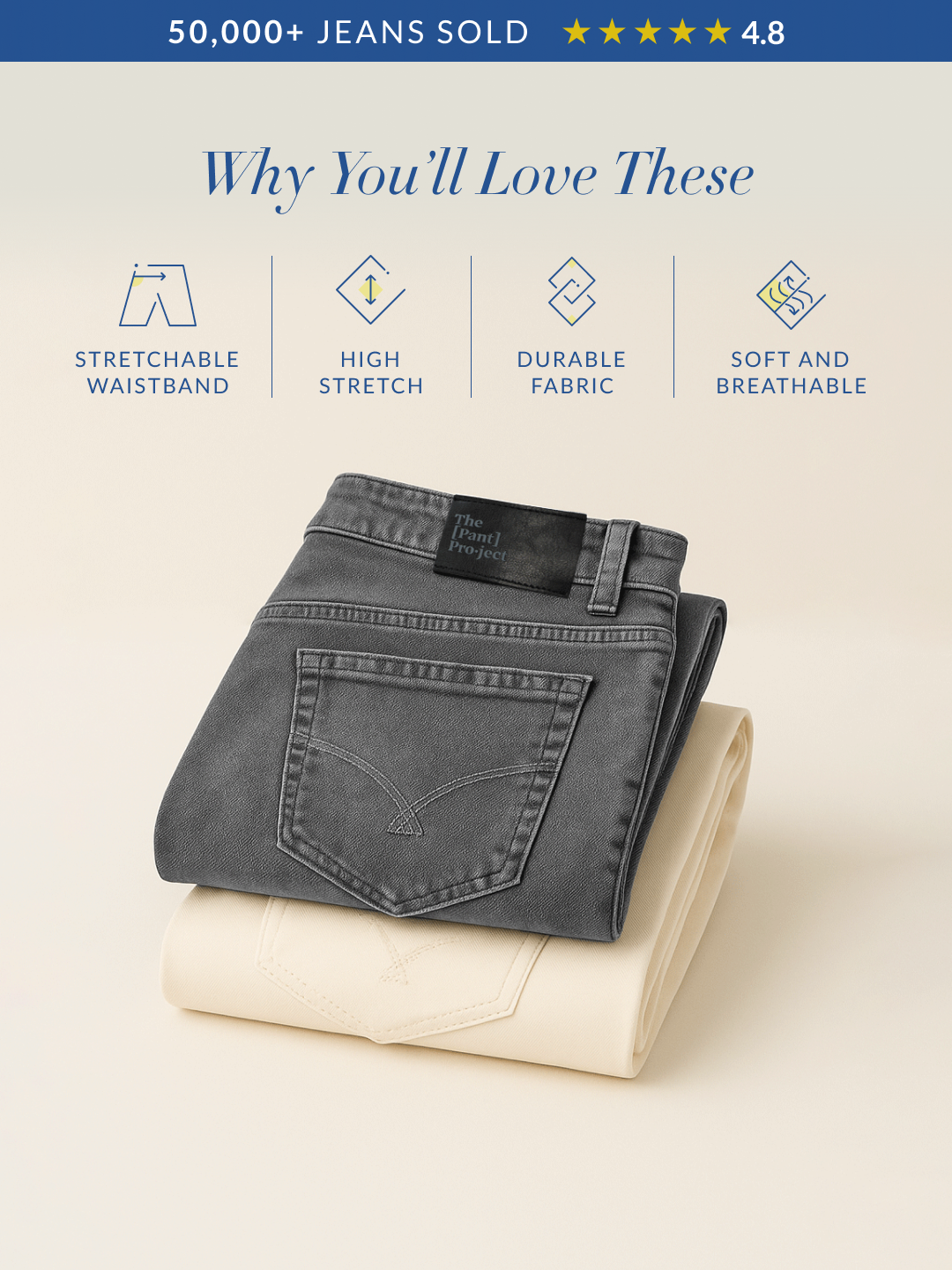 Ready To Wear Relaxed Fit Jeans Pack of 2