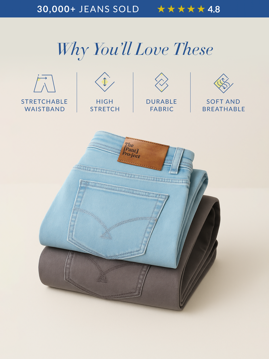 Ready To Wear Slim Fit Jeans Pack of 2