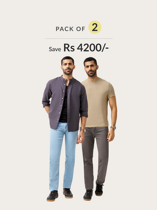 Ready To Wear Slim Fit Jeans Pack of 2