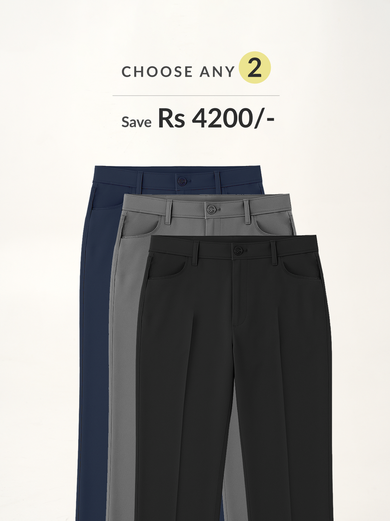 Ready To Wear Korean Pintuck Pants Bundle of 2