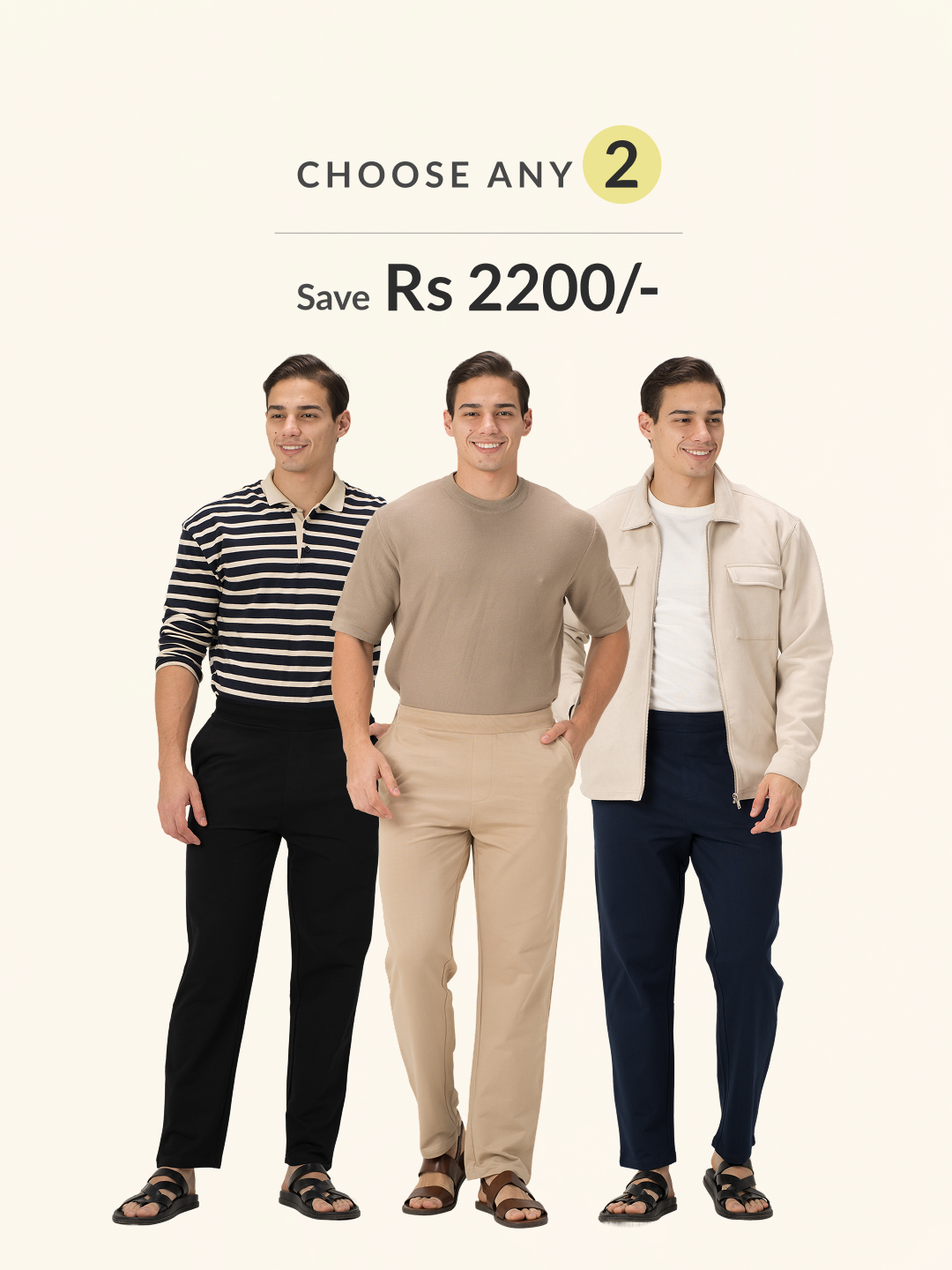 Ready to wear Classic Sweatpants Bundle of 2