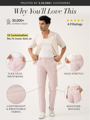 Romeo Rouge Stripes Seersucker Pants
