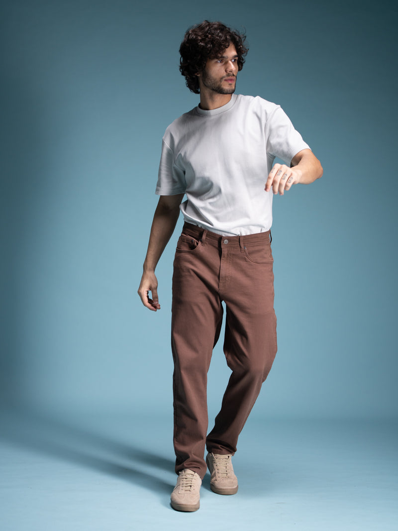 Root Brown Relaxed Fit Jeans
