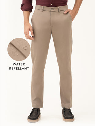 Showerstone Khaki Water Repellent Slim Fit Stretch Chinos