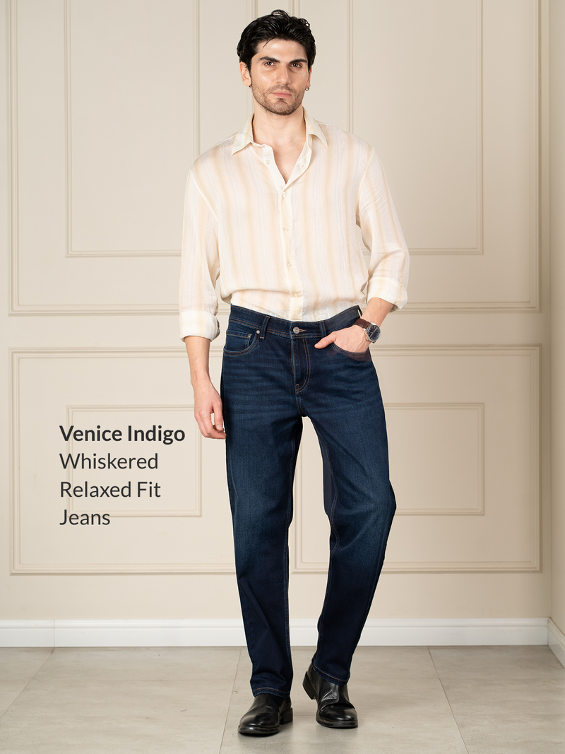 Ready To Wear Whiskered Relaxed Jeans Bundle of 2