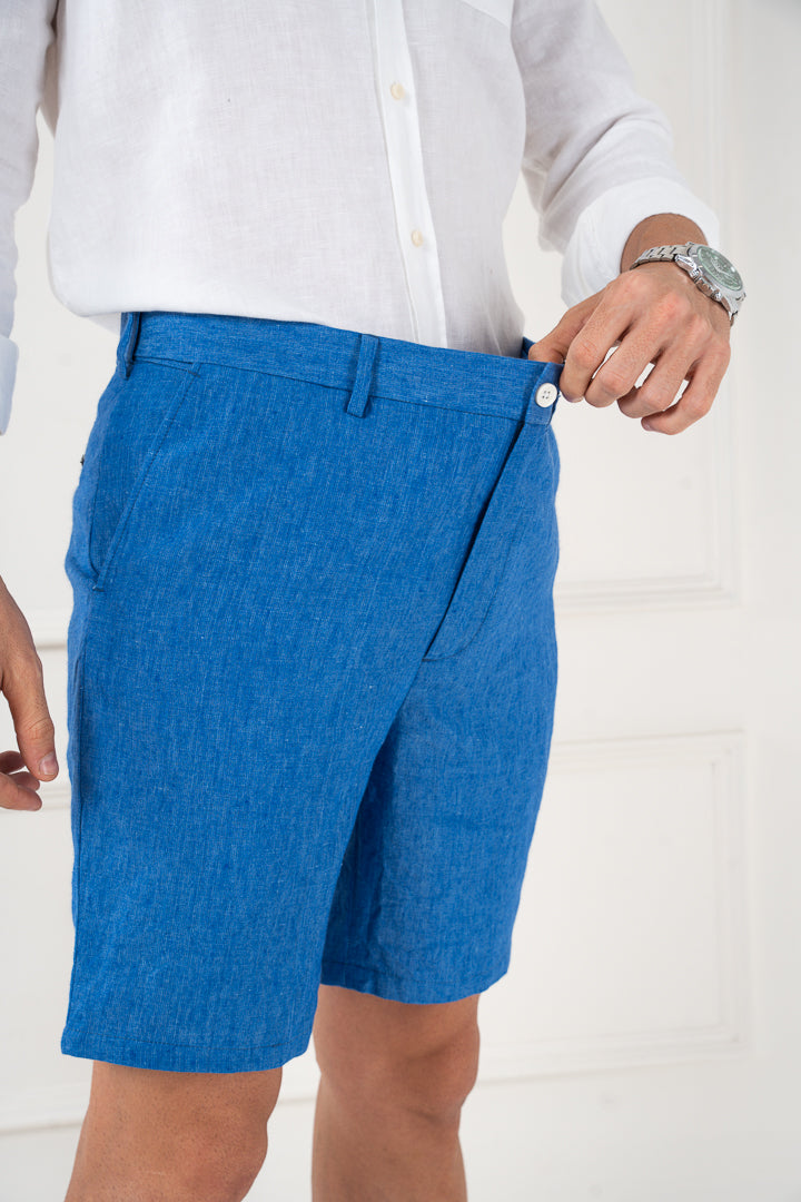 Blue Chino Shorts