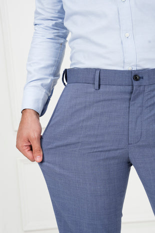 Blue Stretch Pants