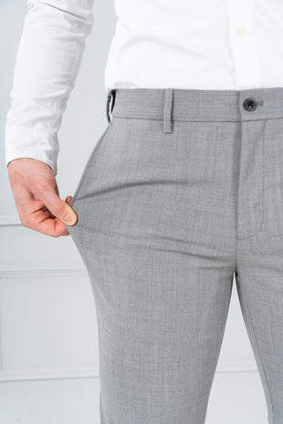 grey merino pants men's