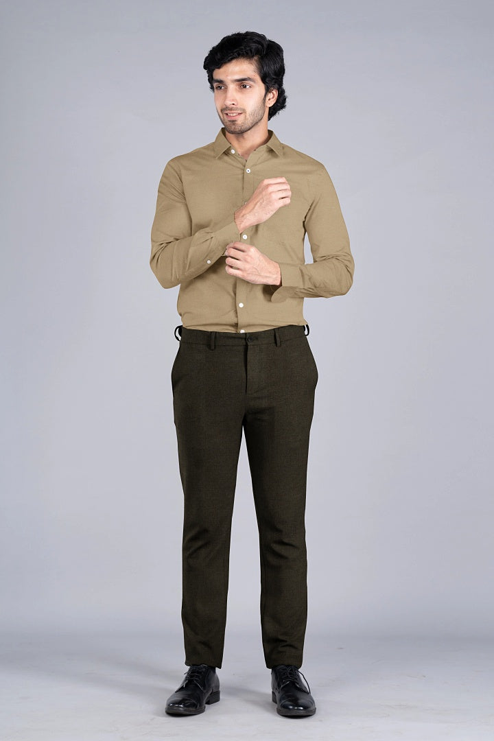 Combination with Olive Brown Pants