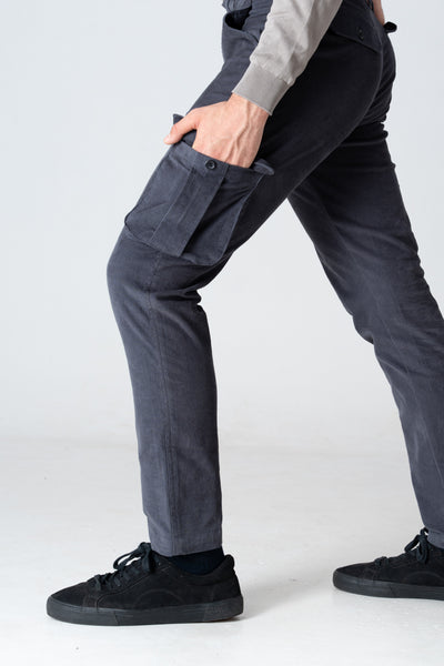 Stretch Corduroy 5-Pocket Pant (34 Inseam) - Rugged Grey