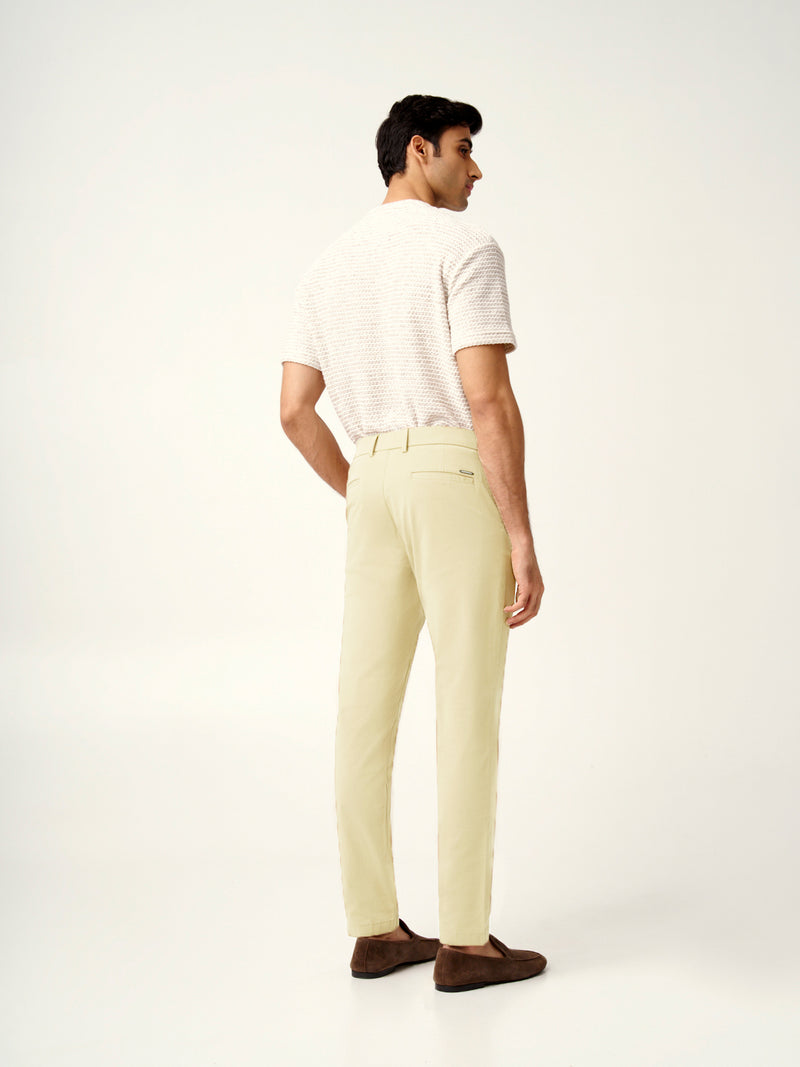 Opal Ecru Stretch Chinos