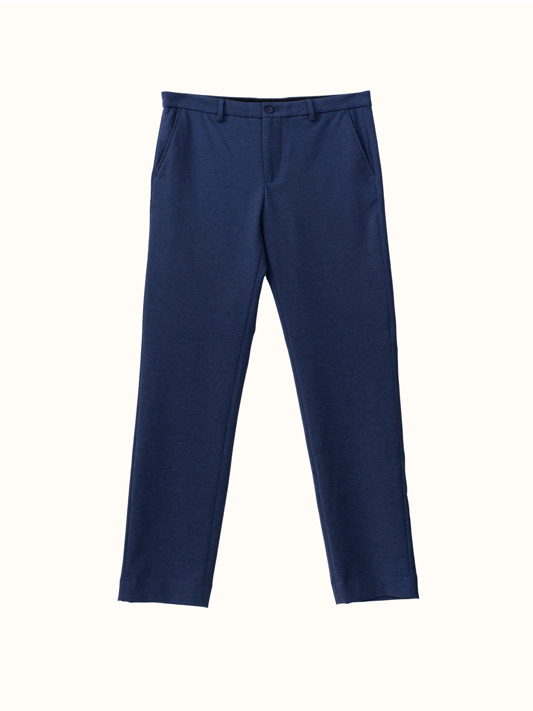 flat lay of insignia blue pants from the Pant Project