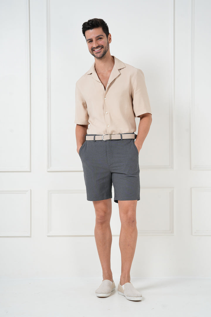 moon grey chino shorts