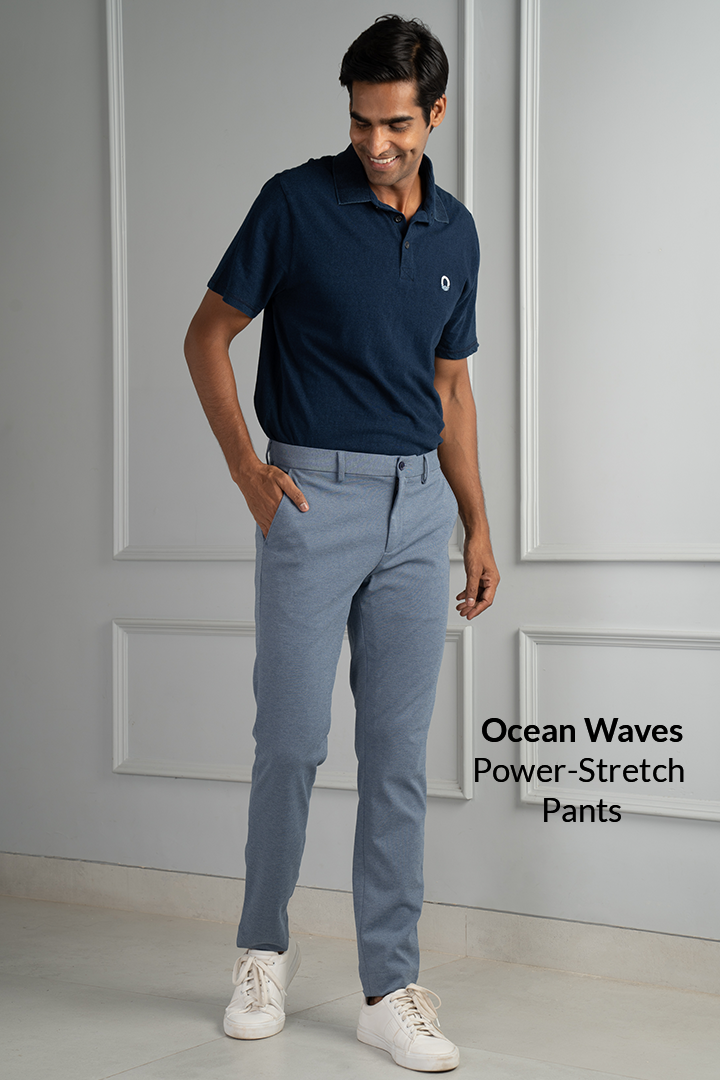 Ocean Wave Power-stretch Pants