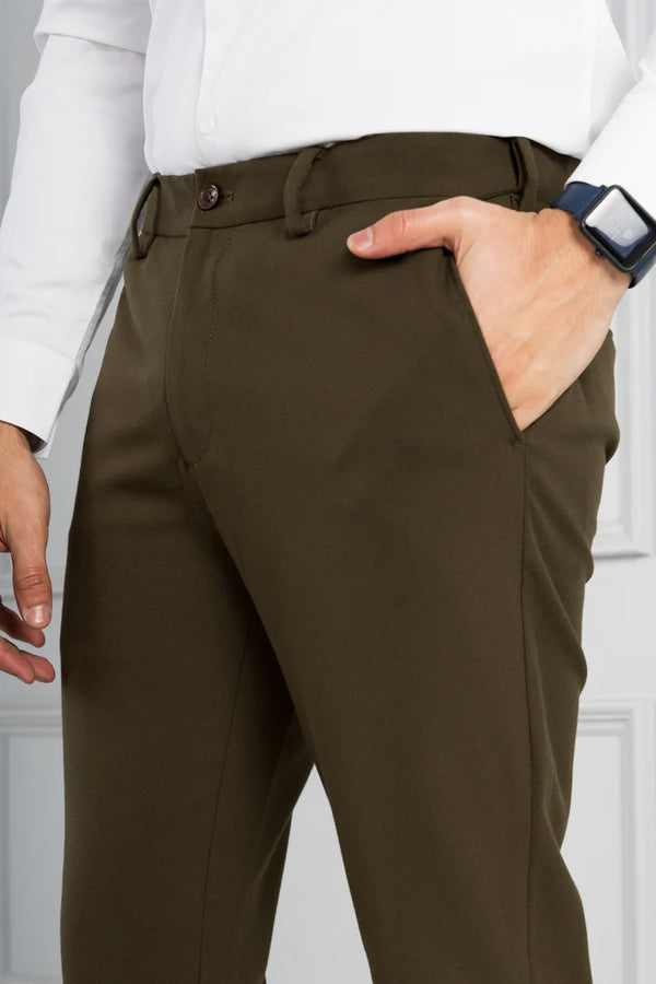 Olive Formal Pants
