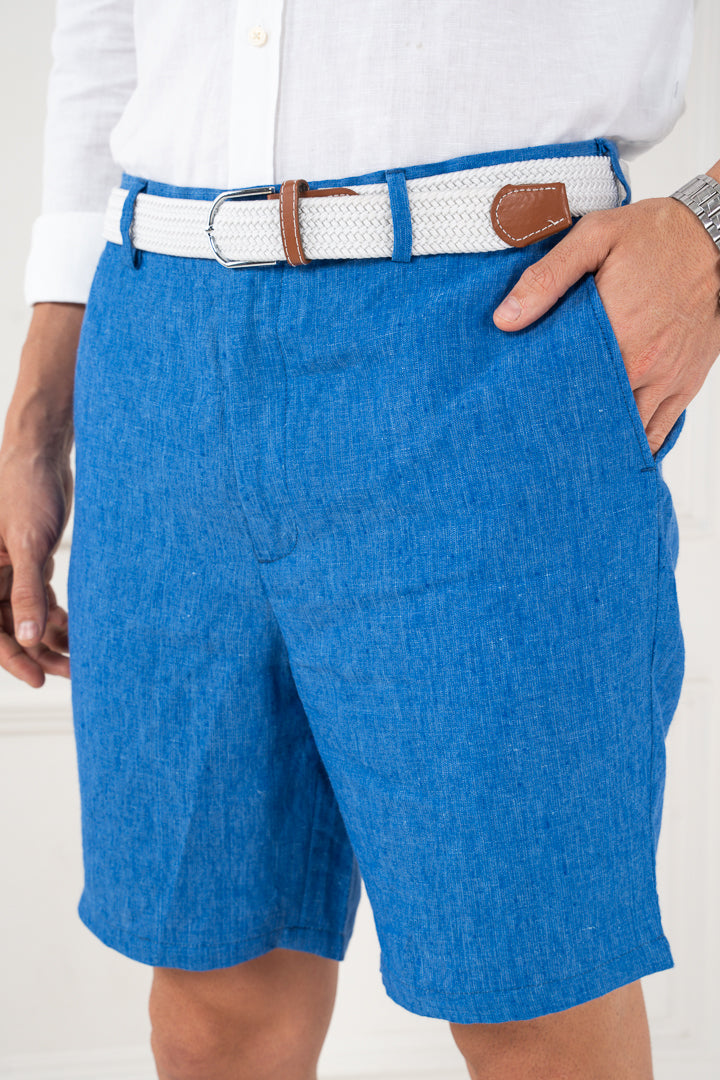 Summer Linen Shorts Men