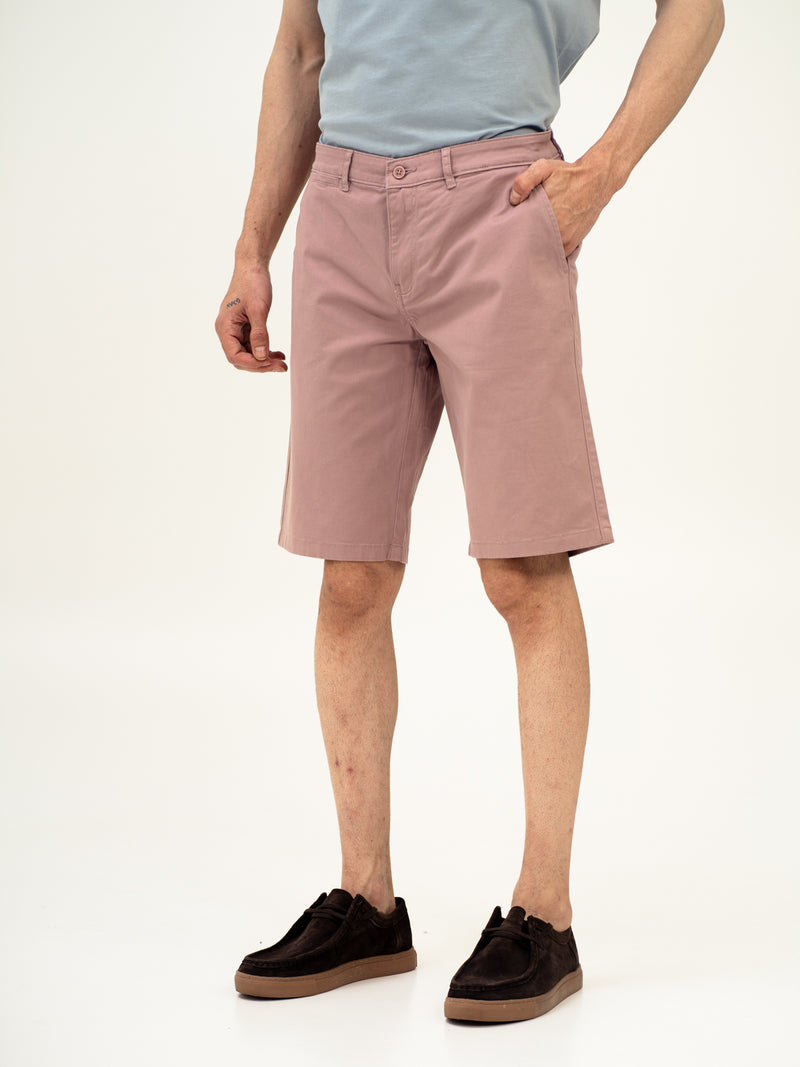 Pablo Pink Stretch Chino Shorts