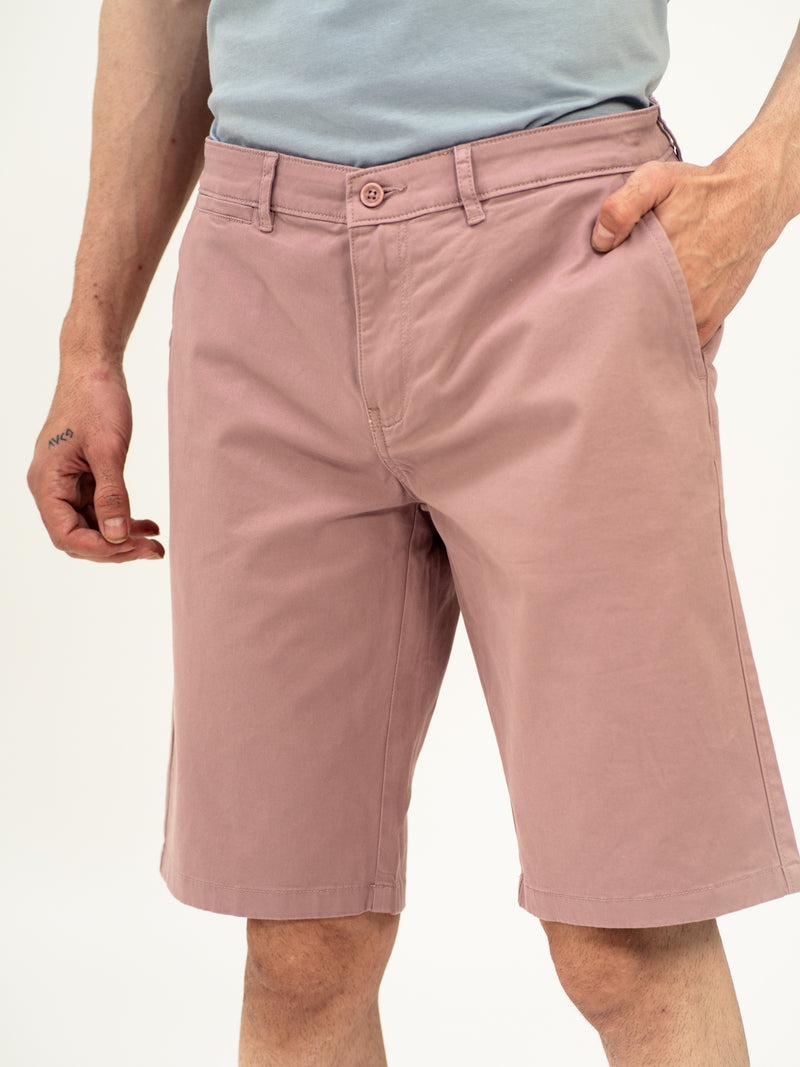 Pablo Pink Stretch Chino Shorts