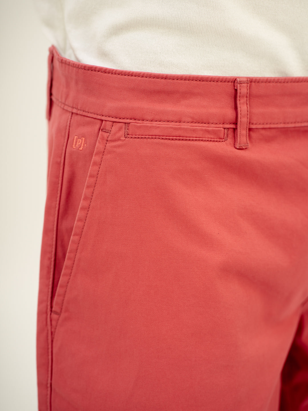 Rosco Red Stretch Chino Shorts