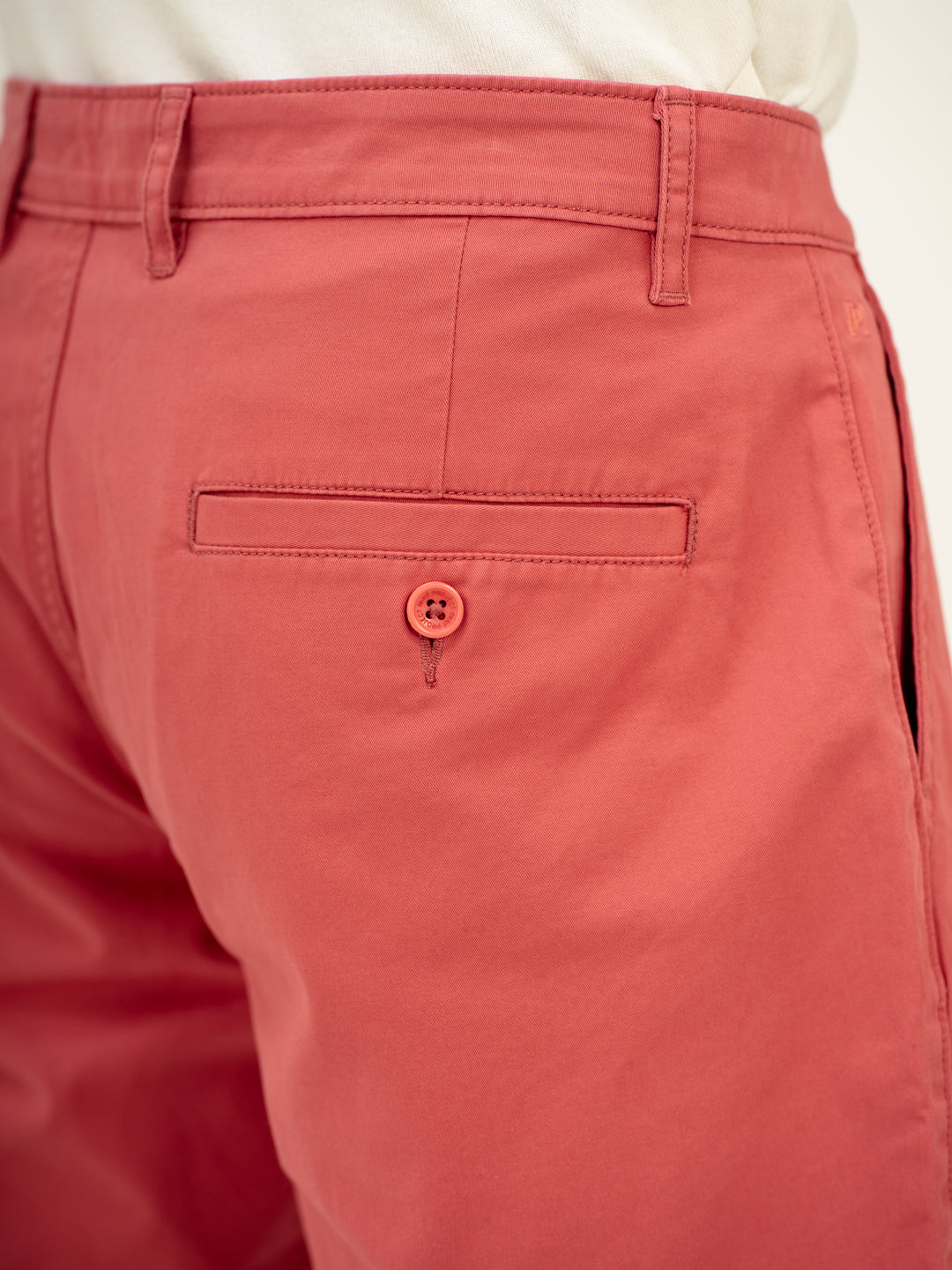 Rosco Red Stretch Chino Shorts