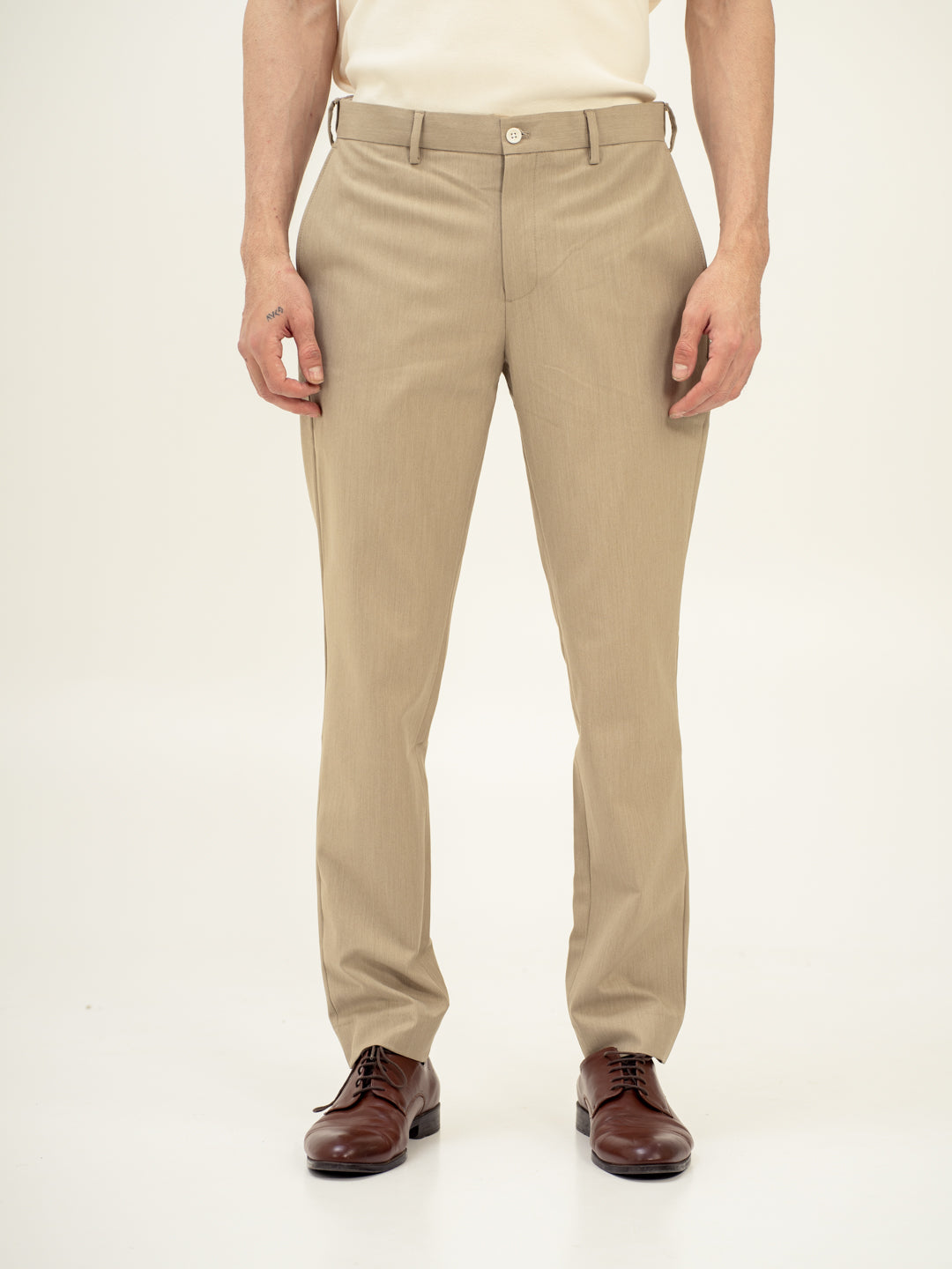 Maverick Khaki Twill Luxury Stretch Pants