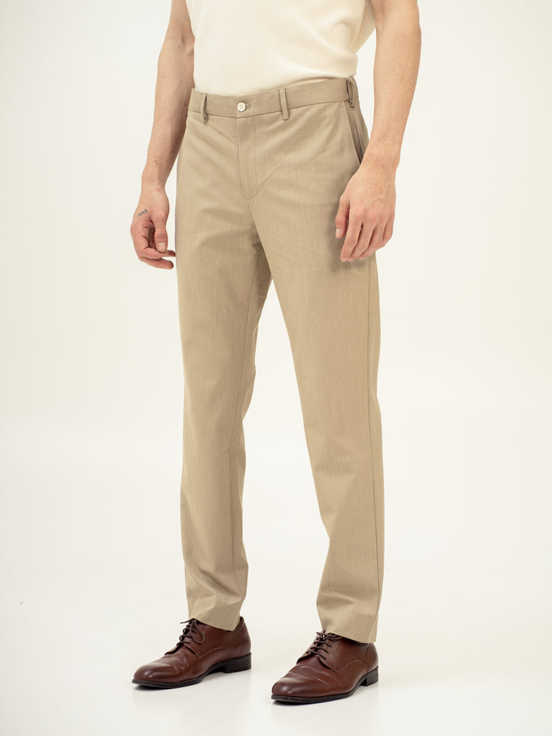 Maverick Khaki Twill Luxury Stretch Pants