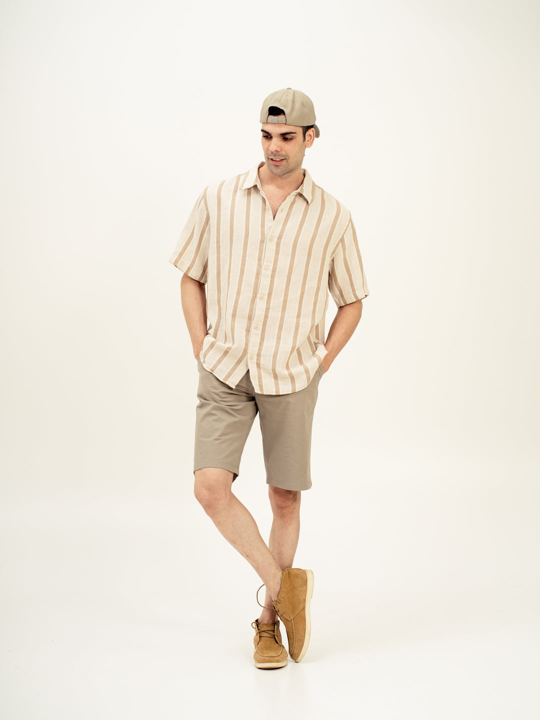 Klimt Khaki Stretch Chino Shorts