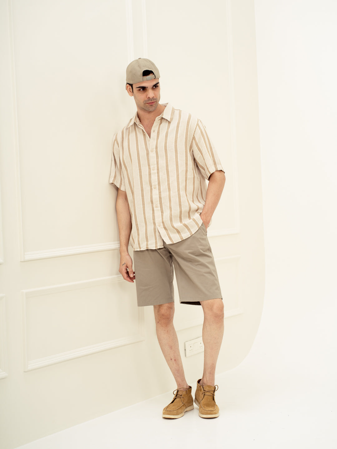 Klimt Khaki Stretch Chino Shorts