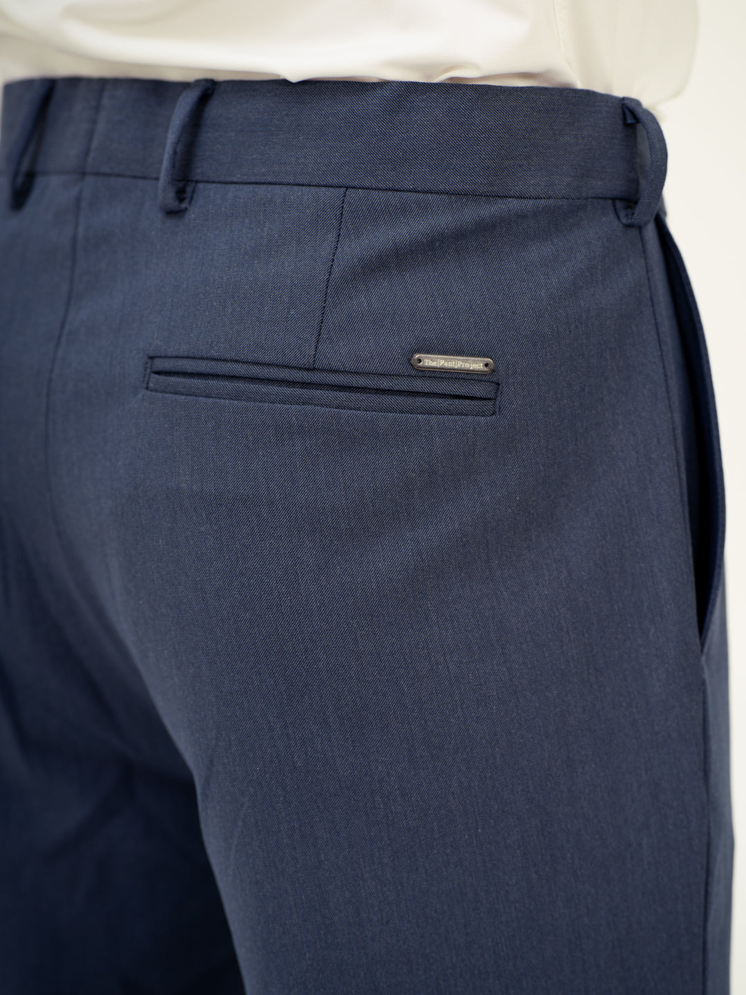 Canyon Blue Twill Luxury Stretch Pants