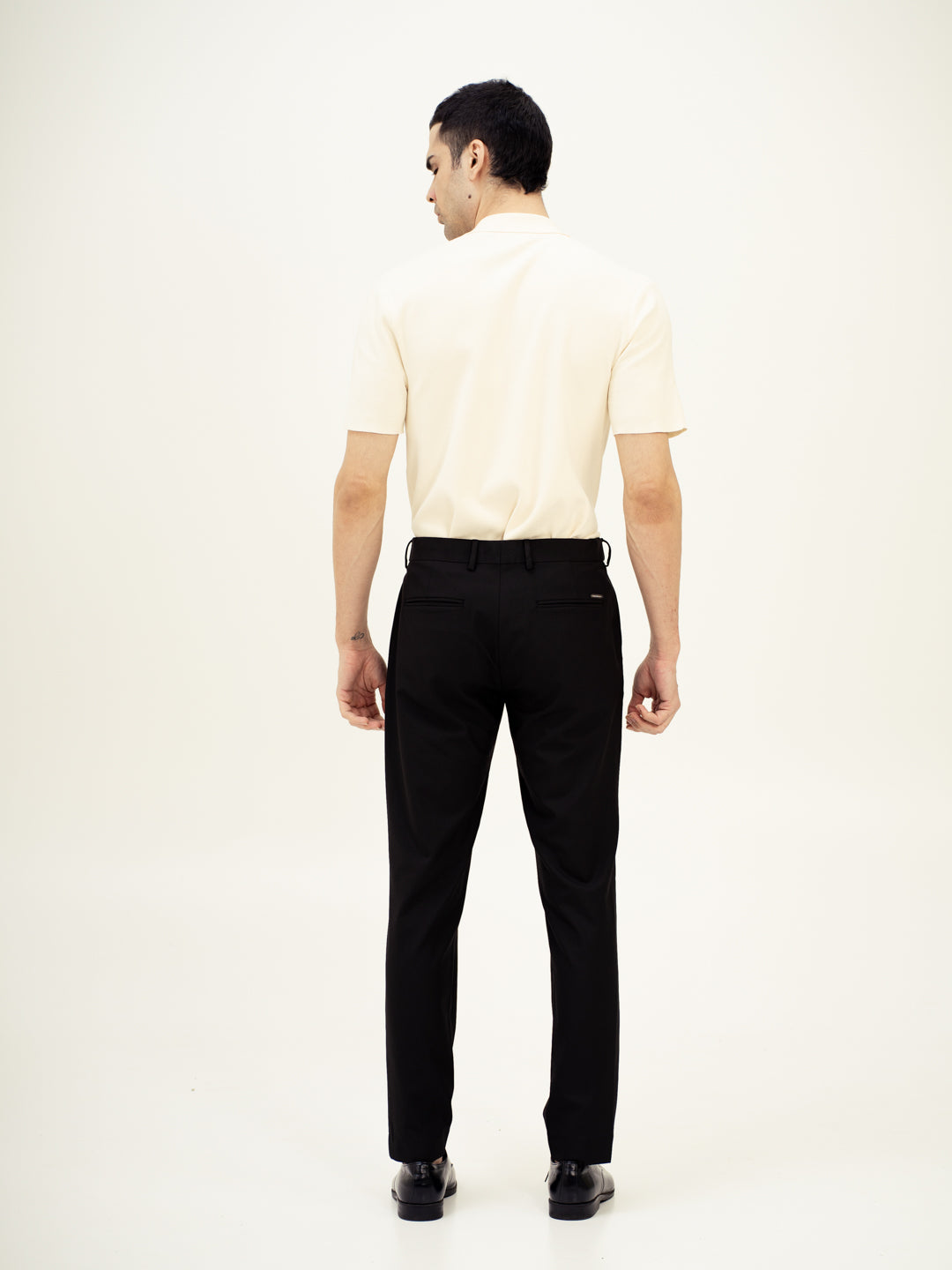 Inferno Black Twill Luxury Stretch Pants