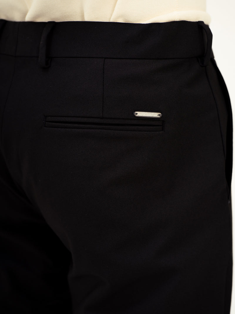 Inferno Black Twill Luxury Stretch Pants