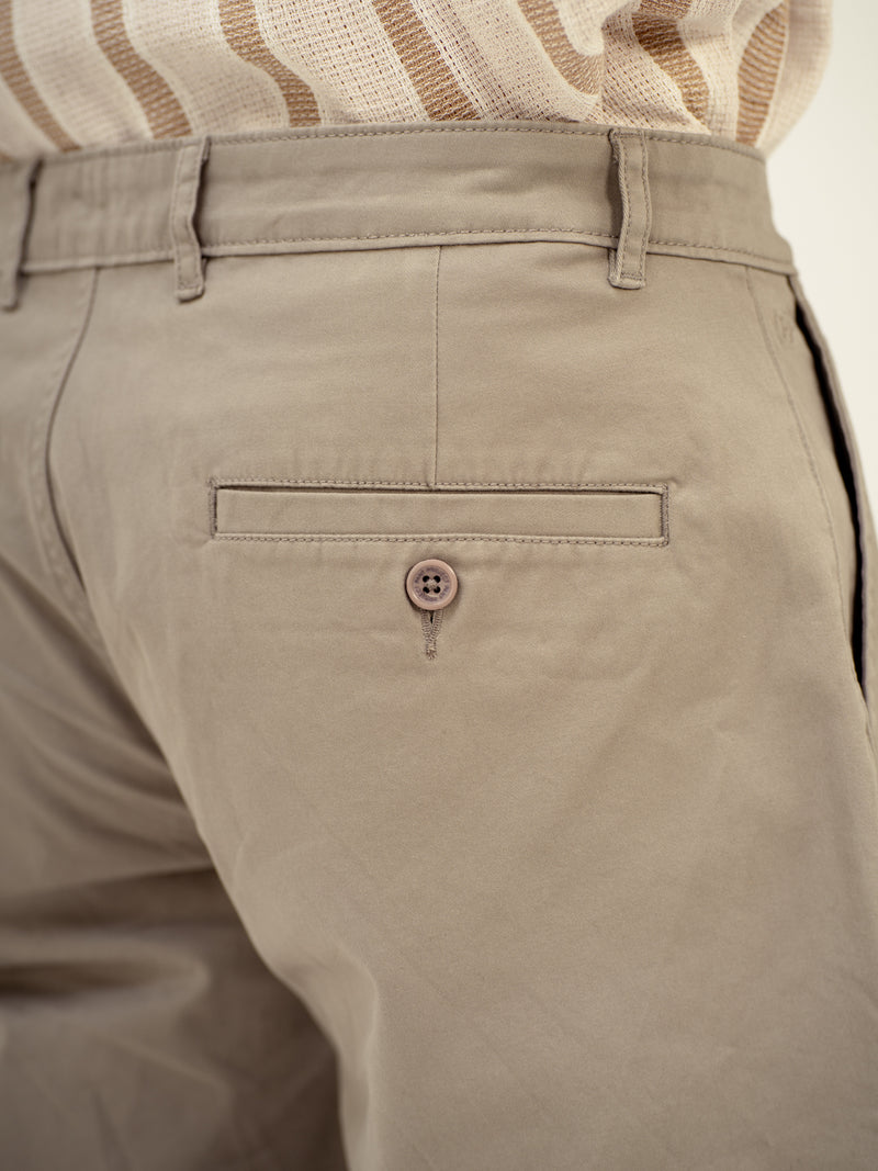 Klimt Khaki Stretch Chino Shorts