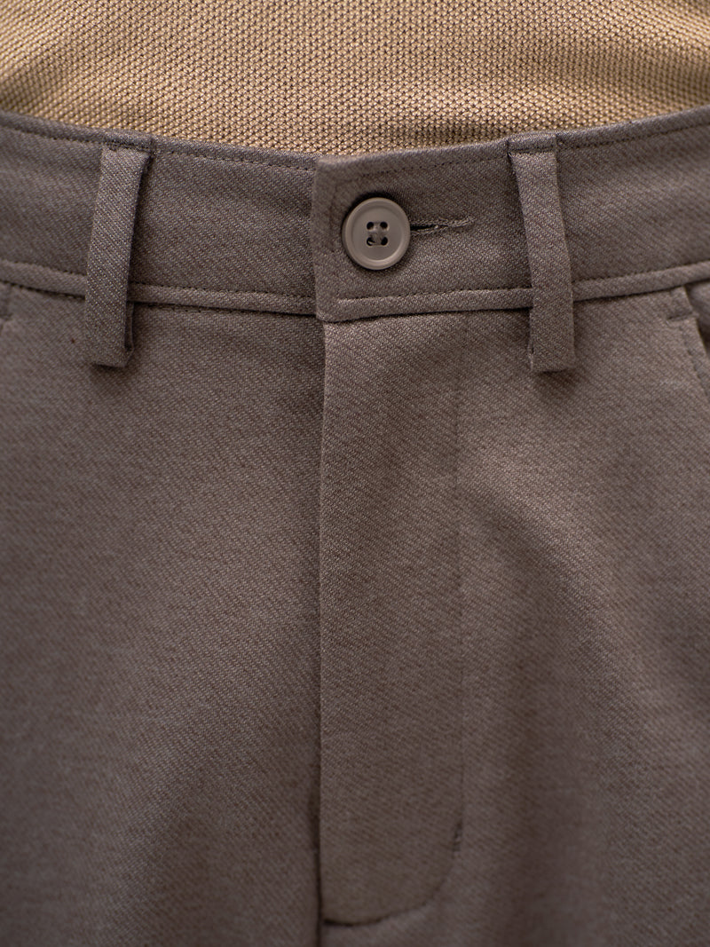 Pablo Grey Relaxed Fit Pintuck Pants