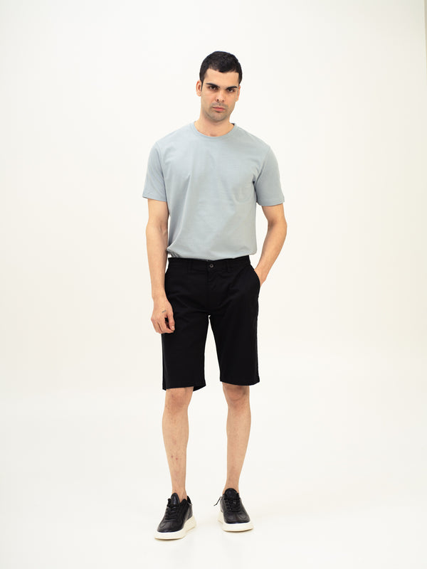 Basquiat Black Stretch Chino Shorts