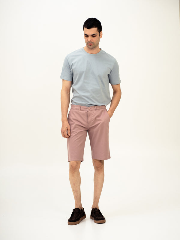 Pablo Pink Stretch Chino Shorts