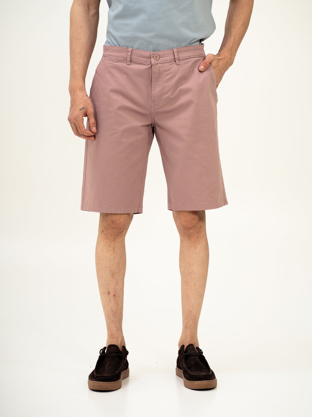 Pablo Pink Stretch Chino Shorts