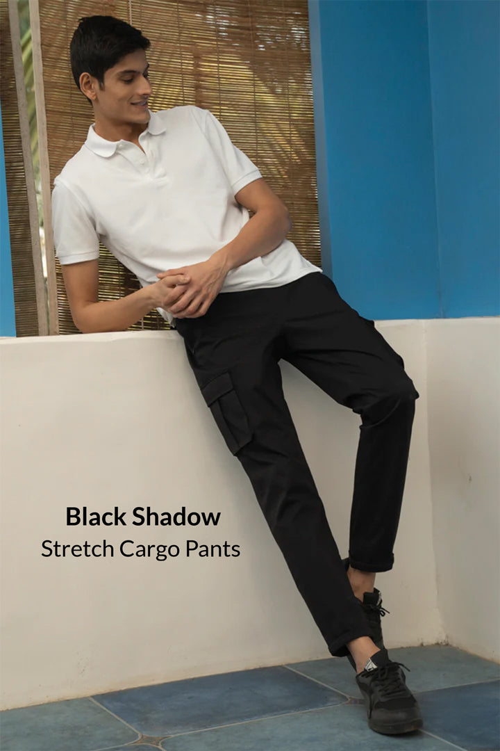 Black Shadow Cargo Pants