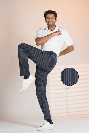 blue power joggers for men