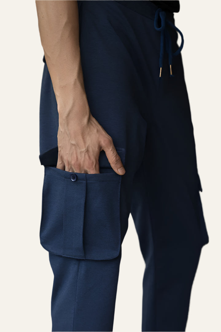 Insignia Blue Power-Stretch Cargo Pants